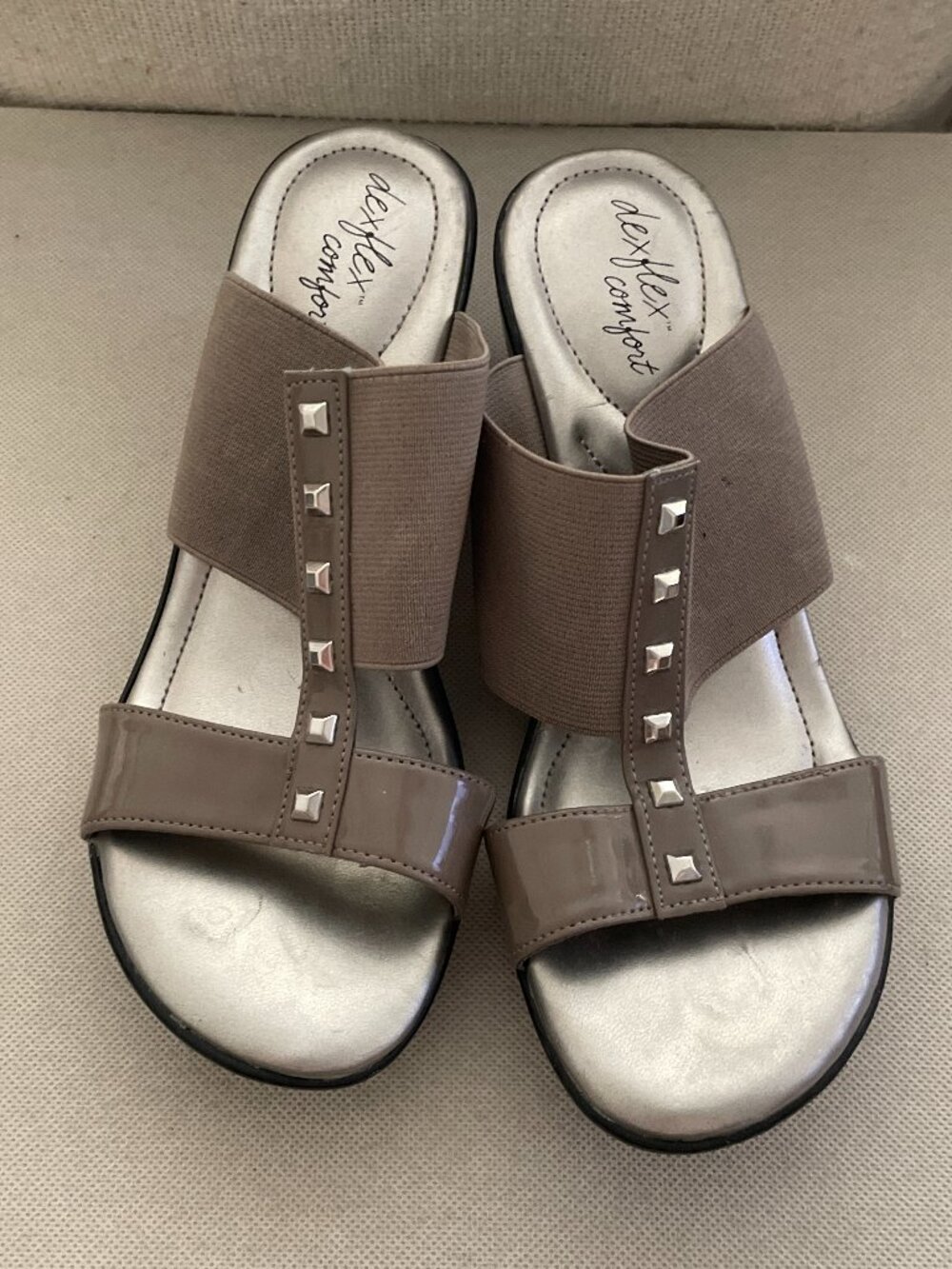 Dexflex Comfort slide wedge sandals